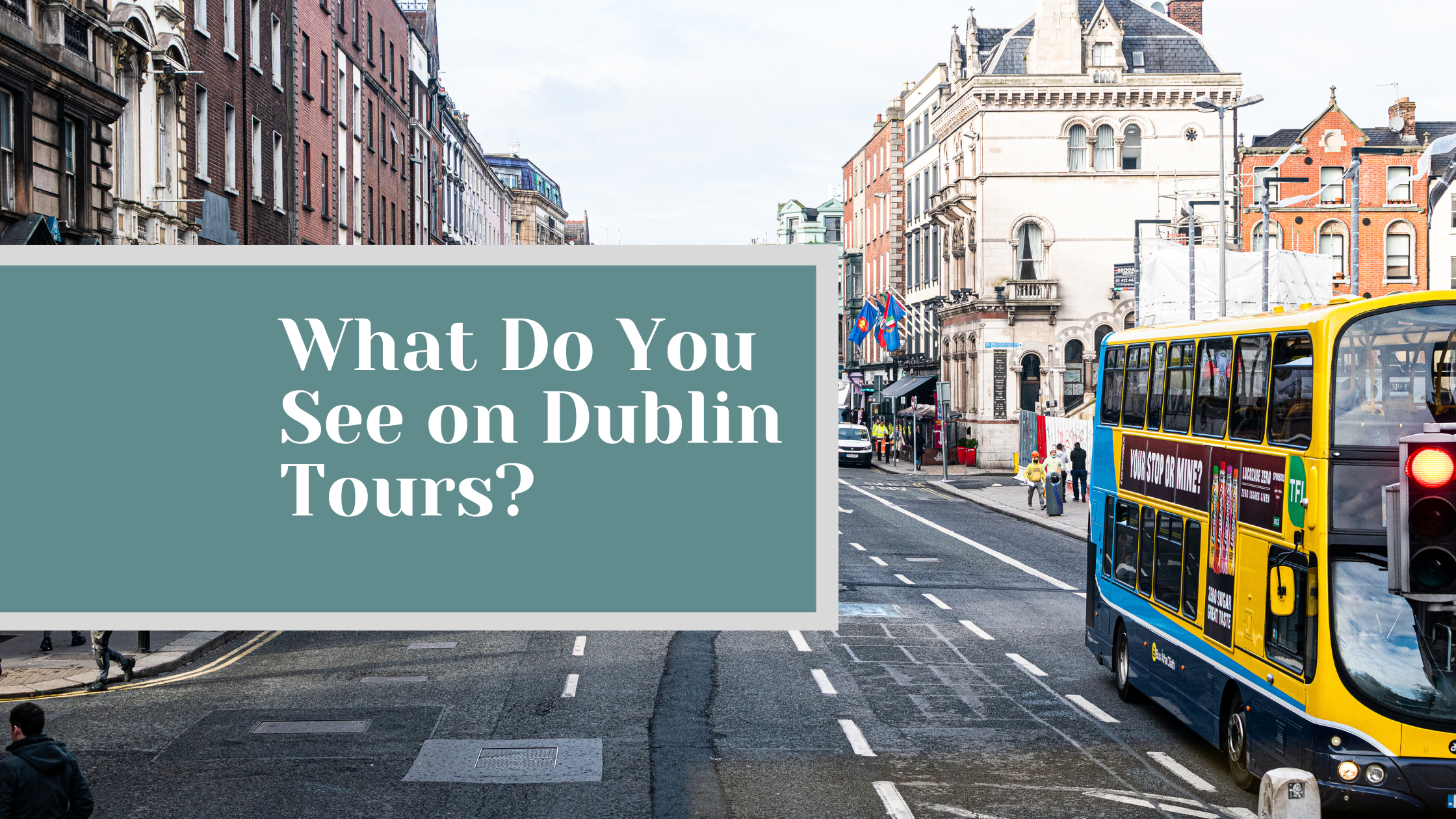 Couple Kissing on a Street in Dublin, Ireland