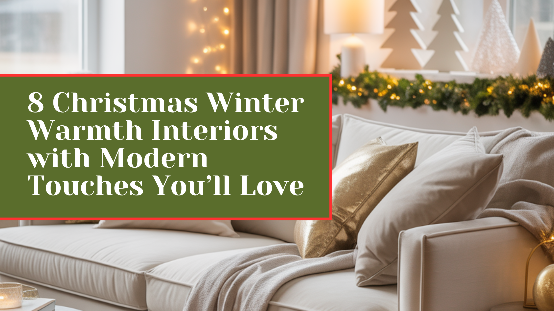 8 Christmas Winter Warmth Interiors with Modern Touches You’ll Love