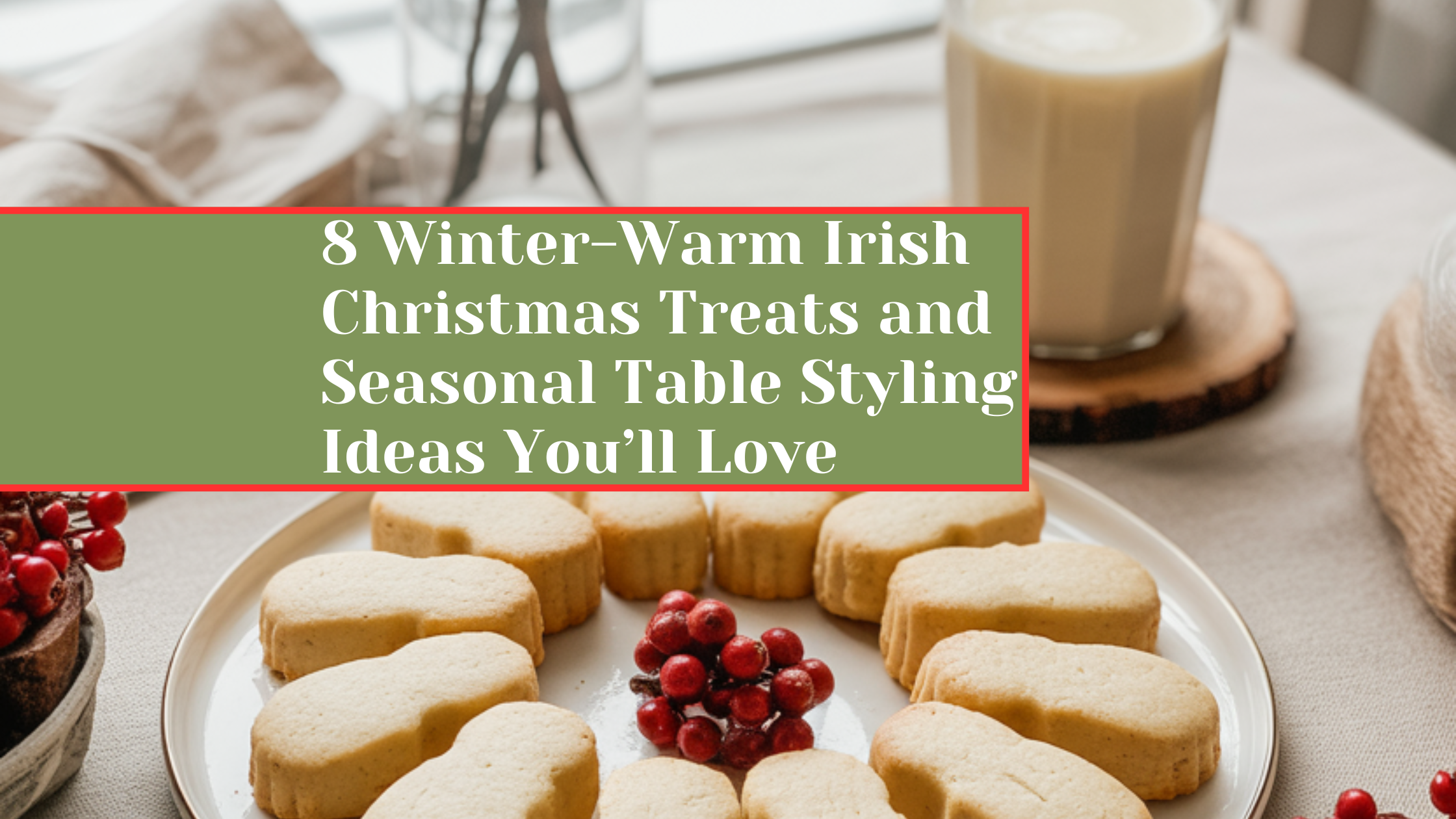 8 Winter-Warm Irish Christmas Treats and Seasonal Table Styling Ideas You’ll Love